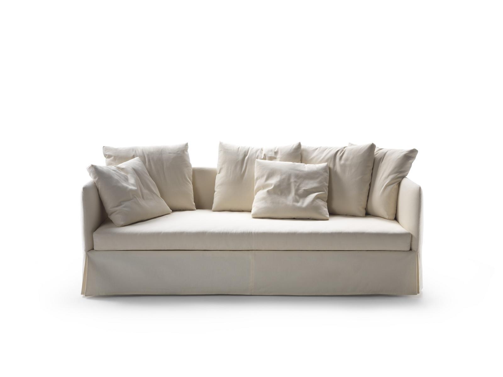 TWINS Fabric sofa bed with removable cover