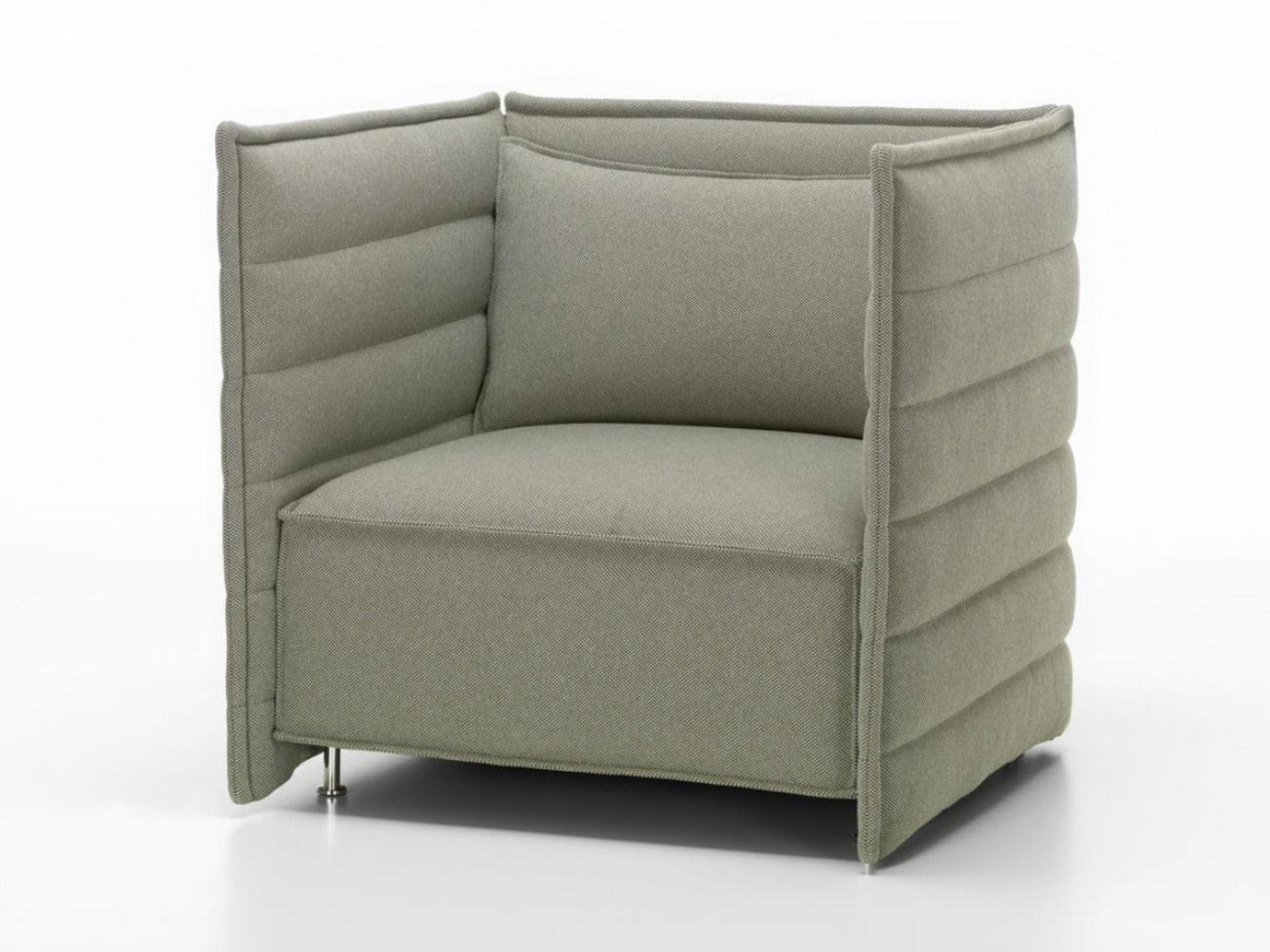 ALCOVE PLUME CONTRACT Fabric small sofa