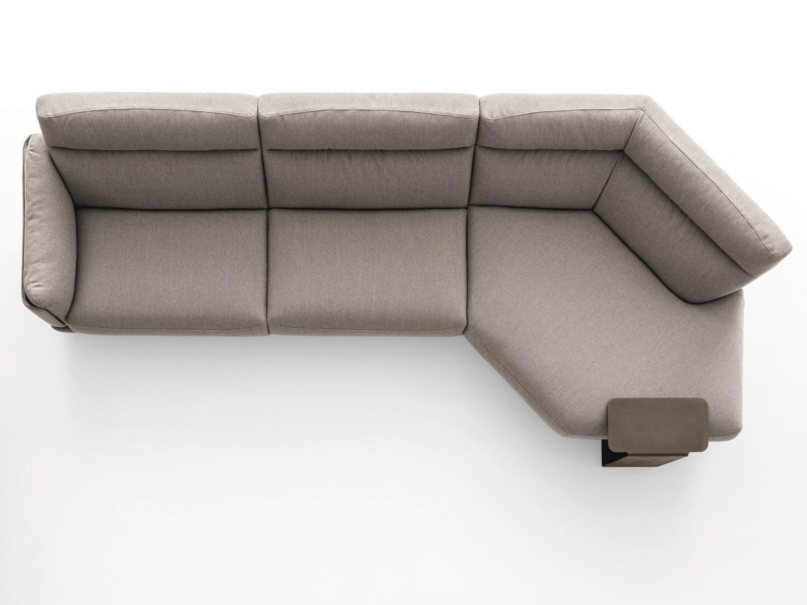 SKIN Corner 4 seater sofa with integrated magazine rack
