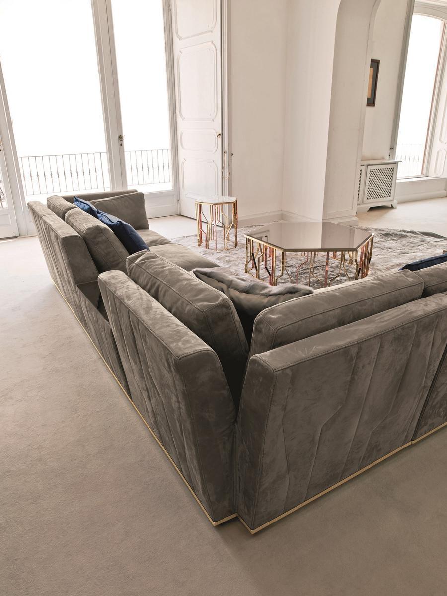 NOBU Sectional nabuk sofa