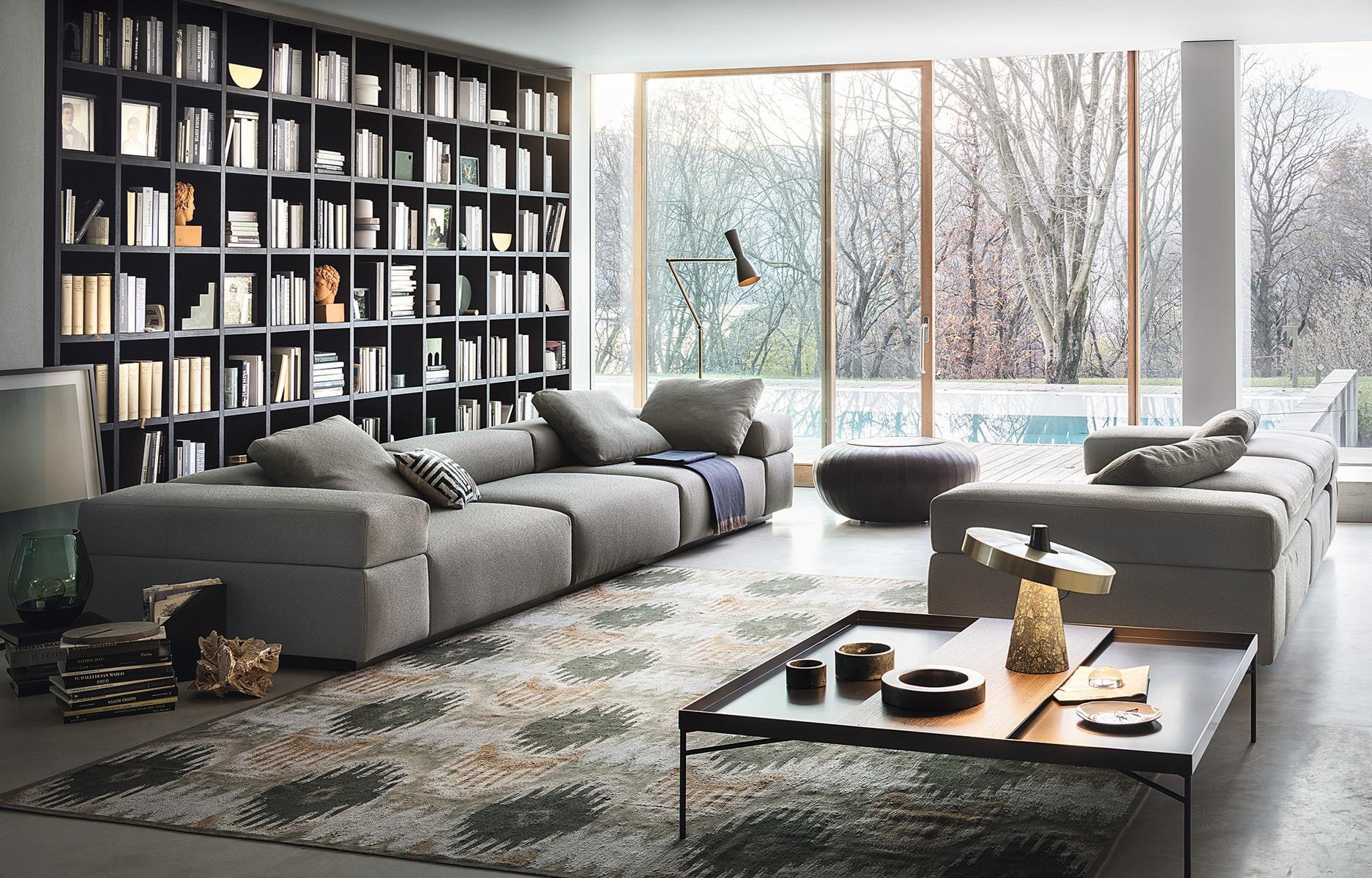 BRICK LANE Recliner fabric sofa