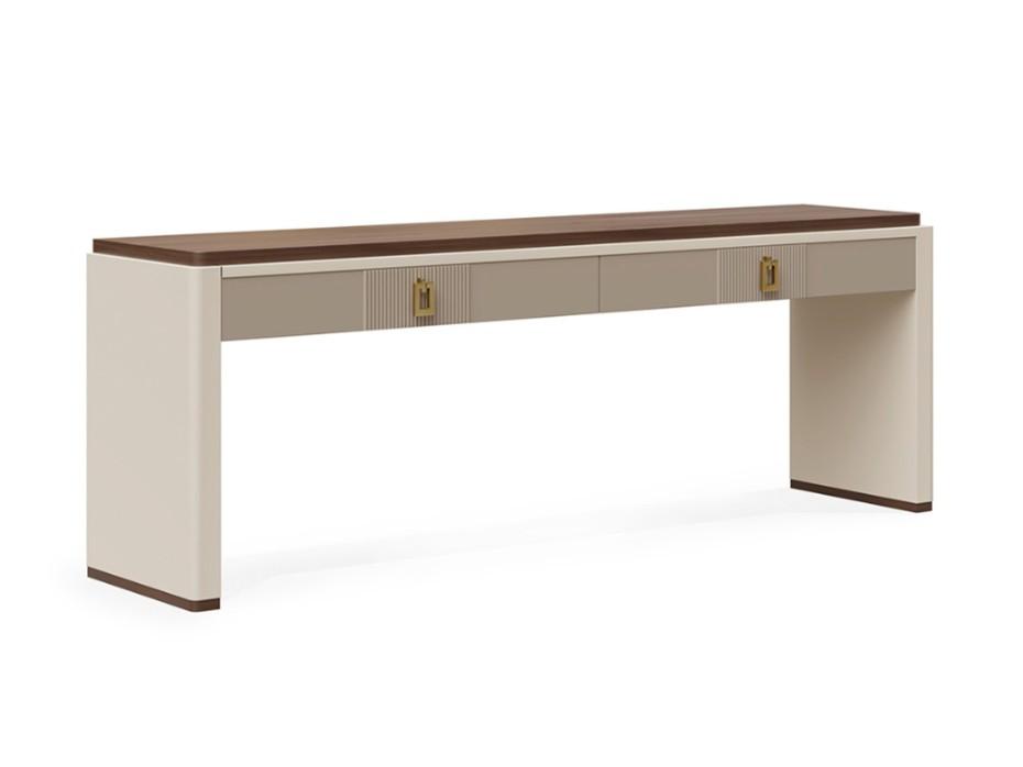 PR.808 Rectangular wooden console table with drawers