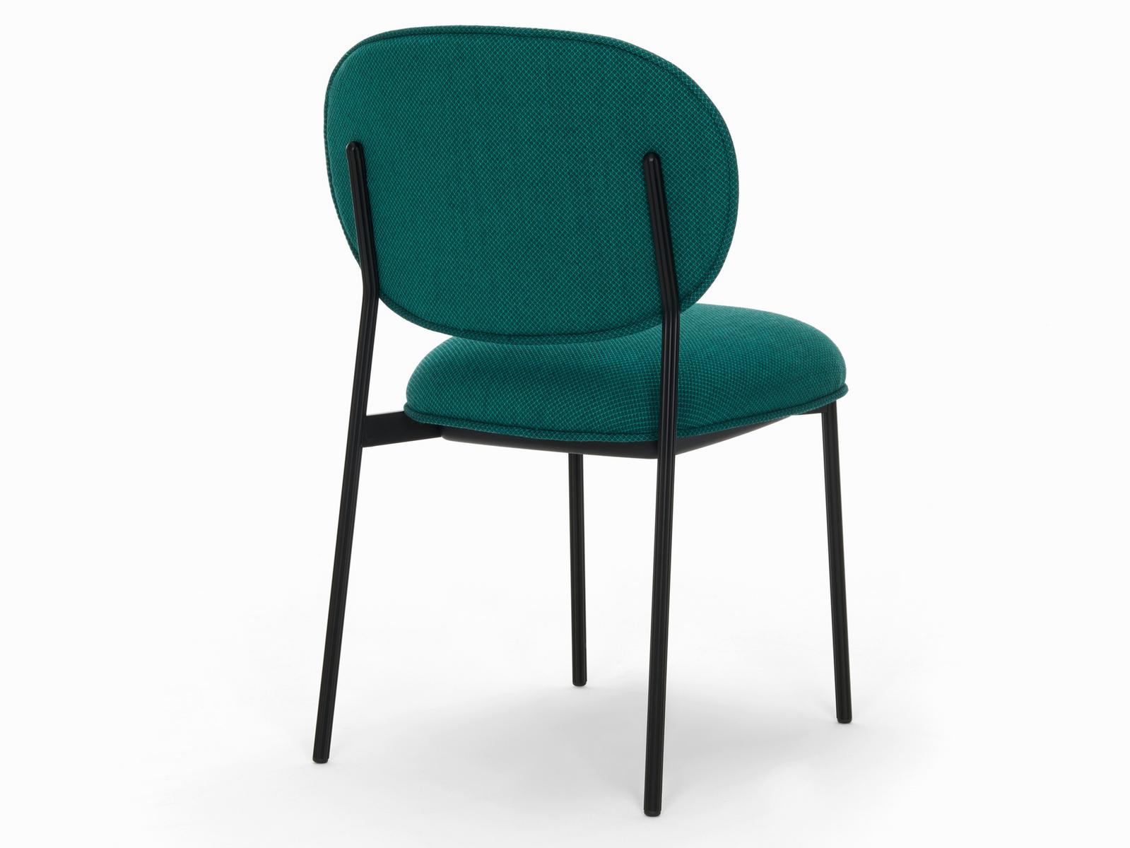 BLUME 2950 Upholstered stackable fabric chair