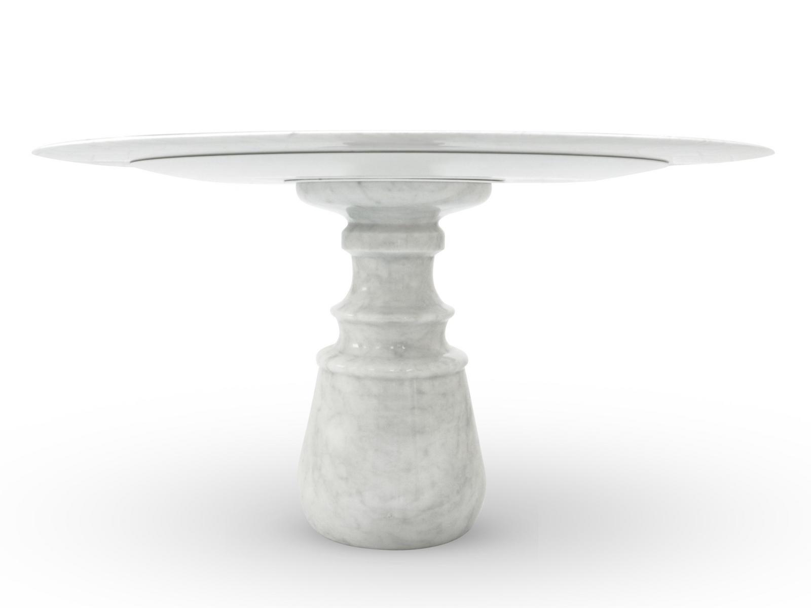 PIETRA ROUND Round marble dining table