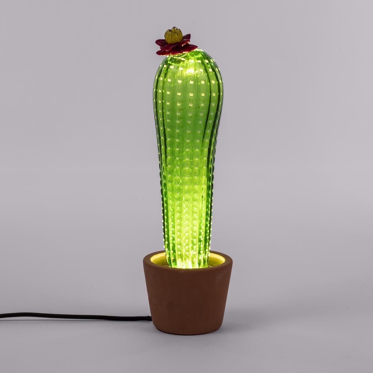 CACTUS SUNRISE Blown glass table lamp / floor lamp
