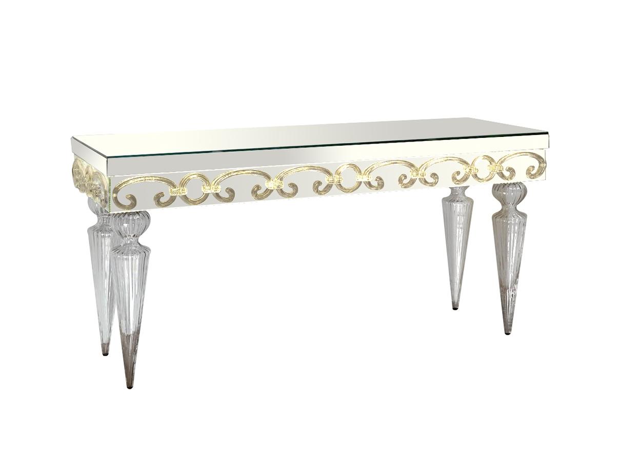 CASANOVA Rectangular glass console table