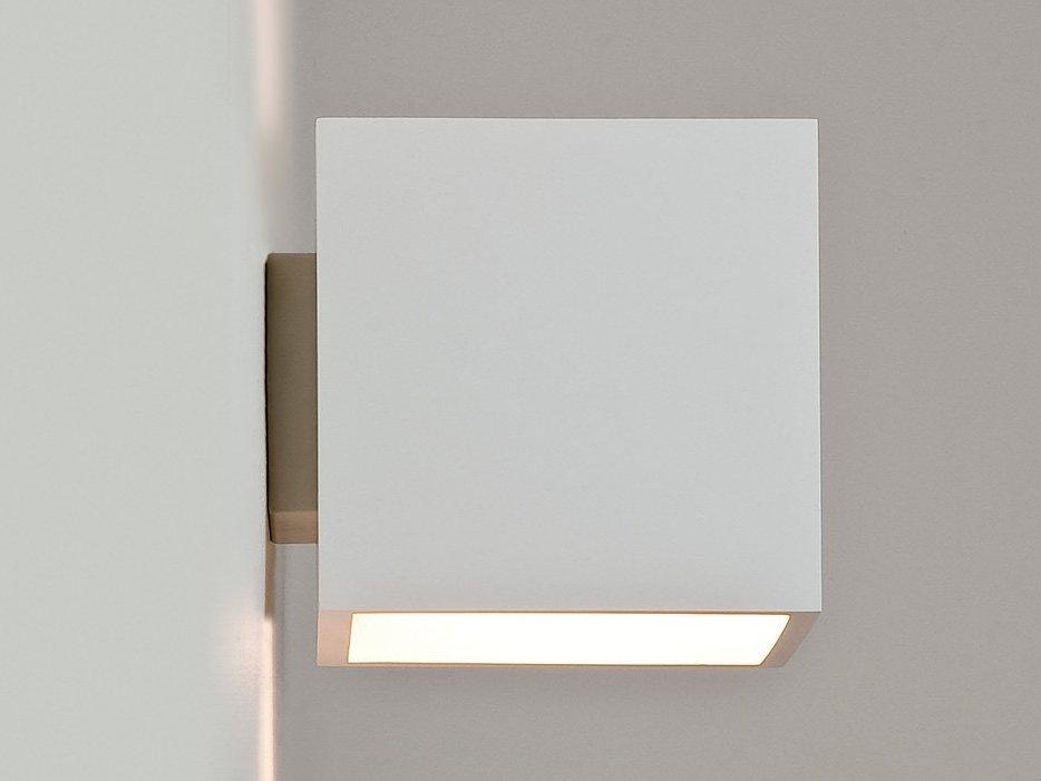 PIENZA Plaster wall light with dimmer