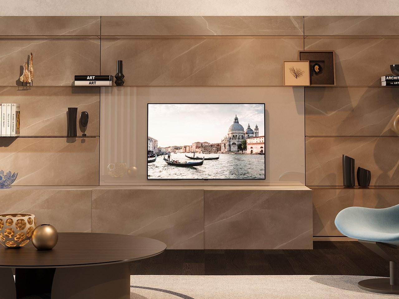 SYSTEM 01 Sectional glass TV wall system SYSTEM 01 Sectional glass TV wall system