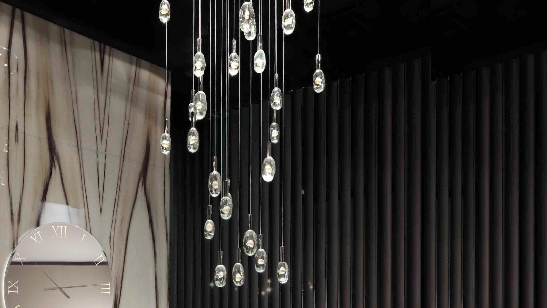 SASSI LED Murano glass pendant lamp