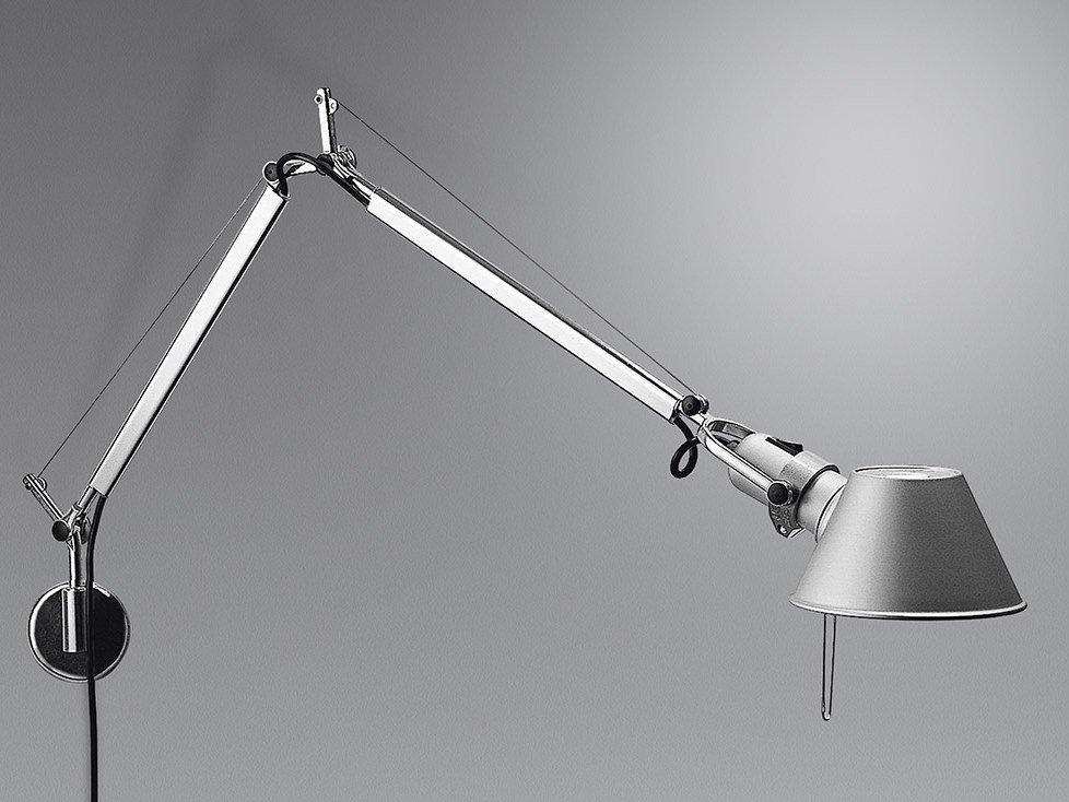 TOLOMEO MINI WALL Direct light aluminium wall lamp