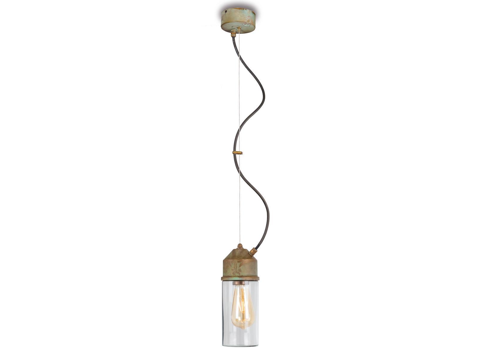 DARSILI LED brass outdoor pendant lamp