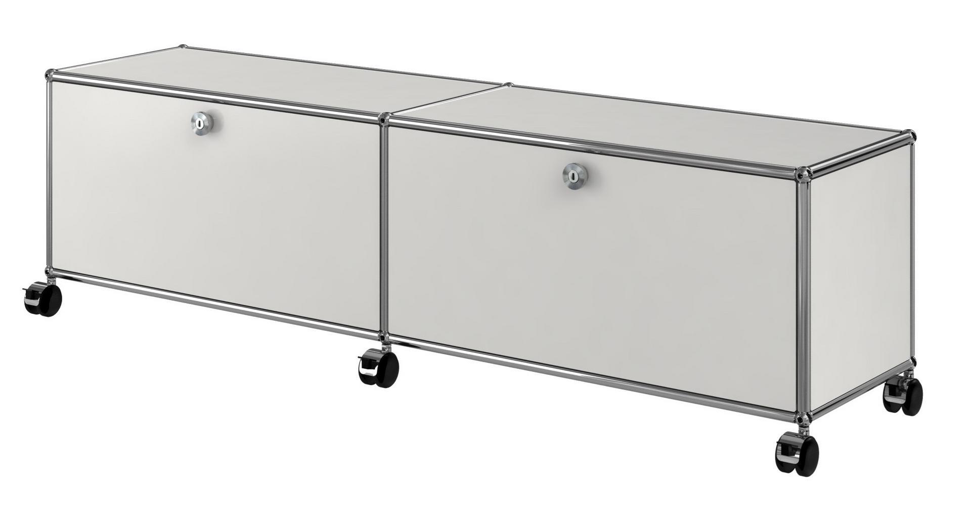 HALLER ENTERTAINMENT UNIT Metal TV cabinet