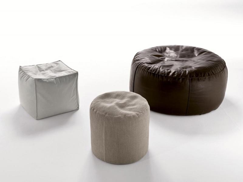 EASY Upholstered pouf