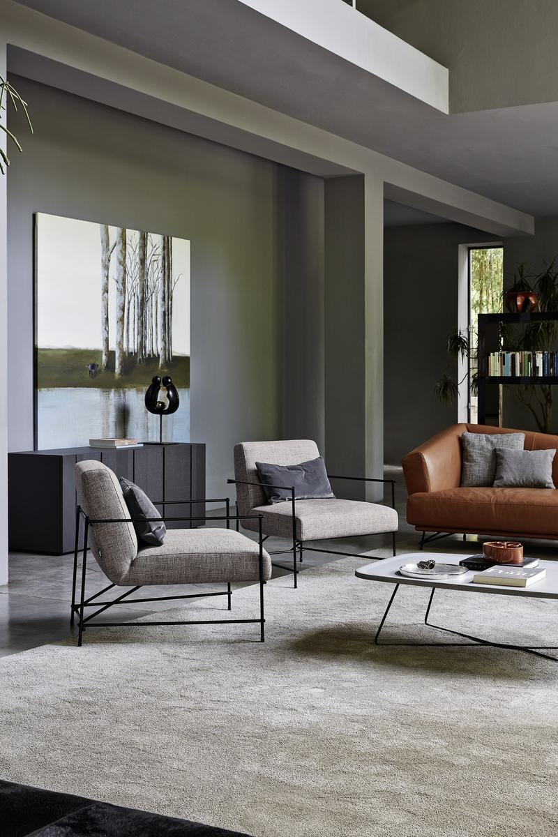 KYO Upholstered armchair with armrests