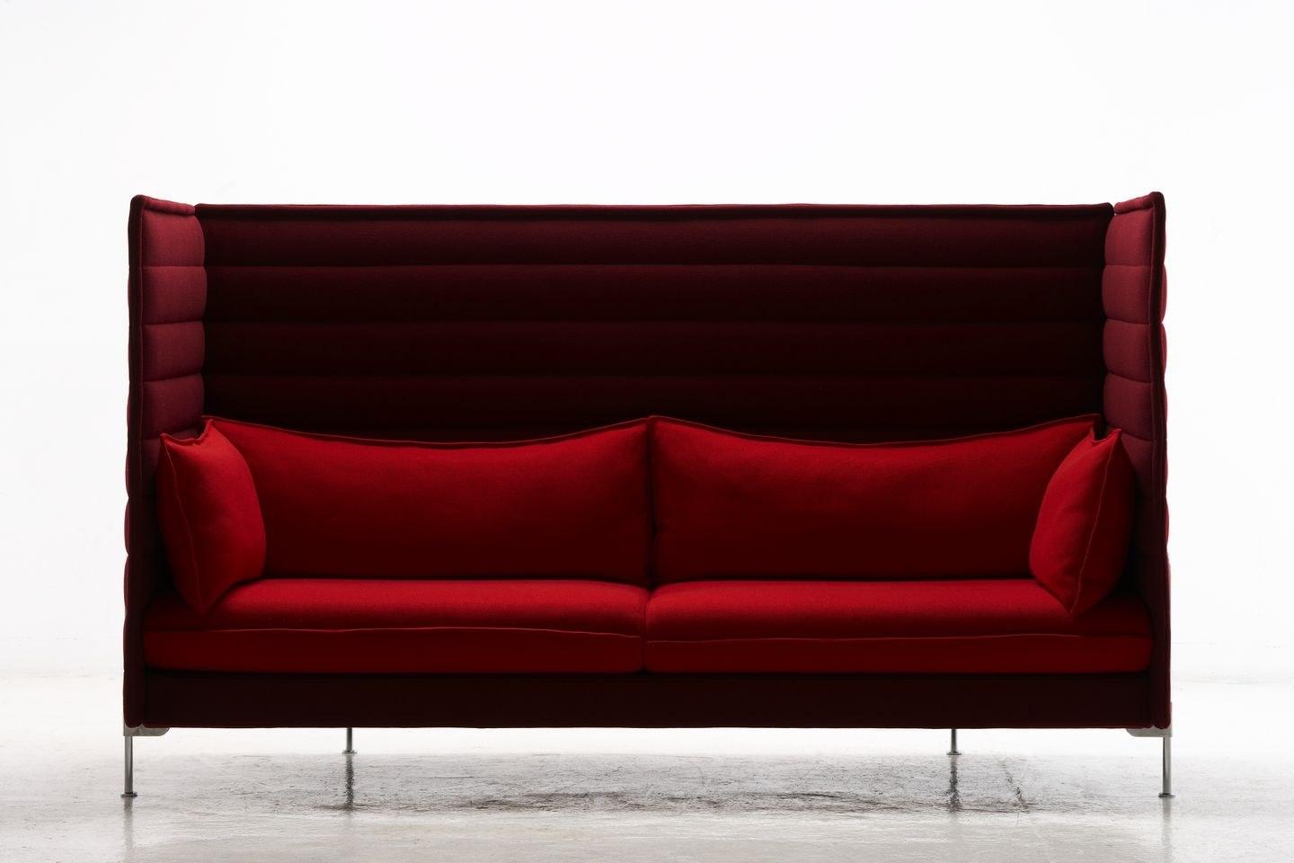 ALCOVE HIGHBACK 3 seater high-back fabric sofa