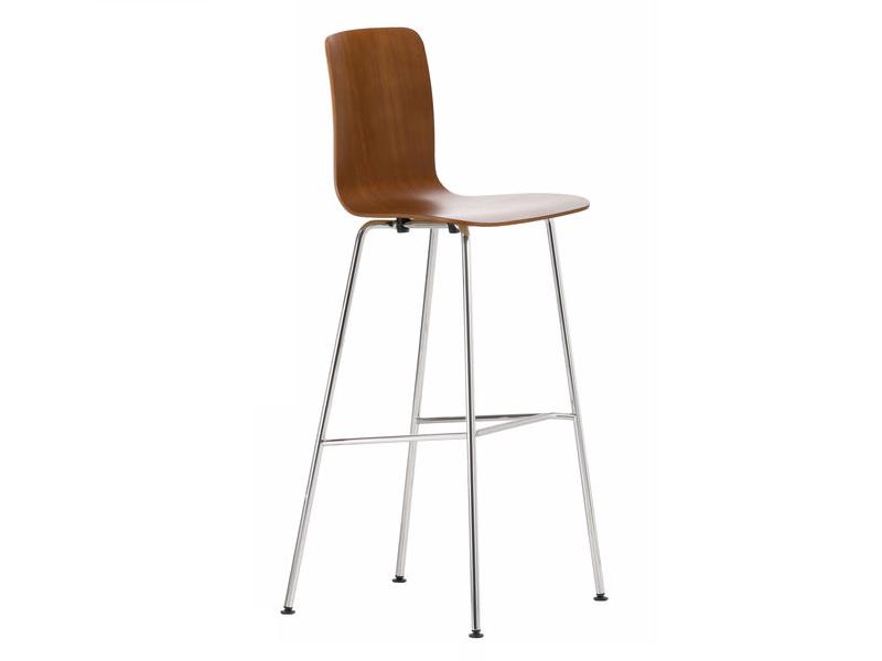 HAL PLY HIGH High wooden barstool