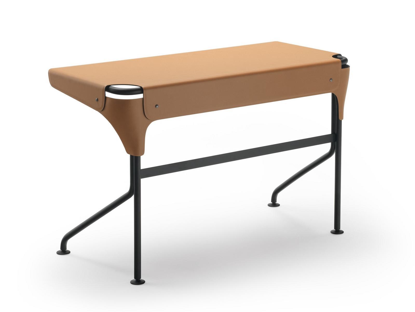 TUCANO Steel and leather writing desk