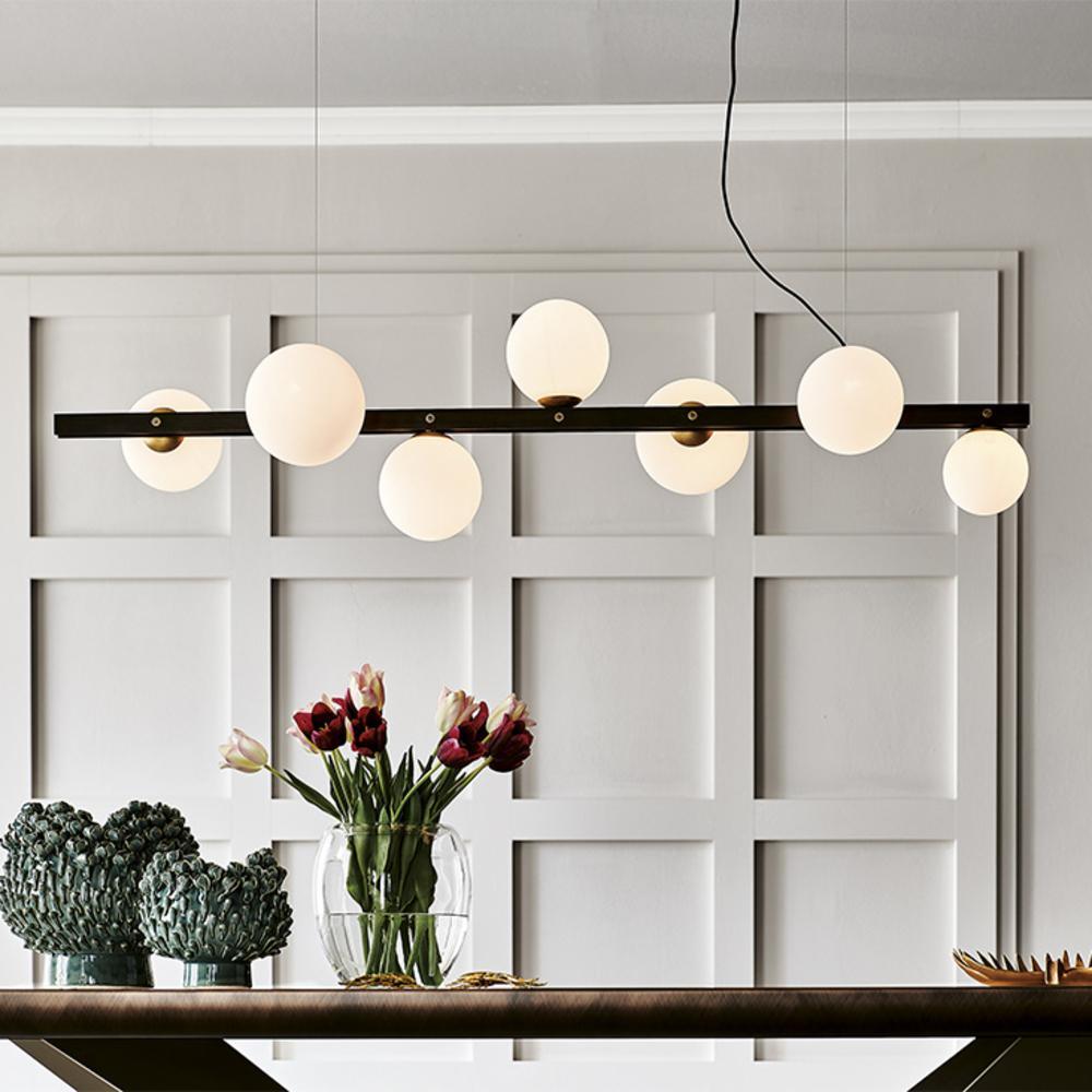 PLANETA Glass pendant lamp
