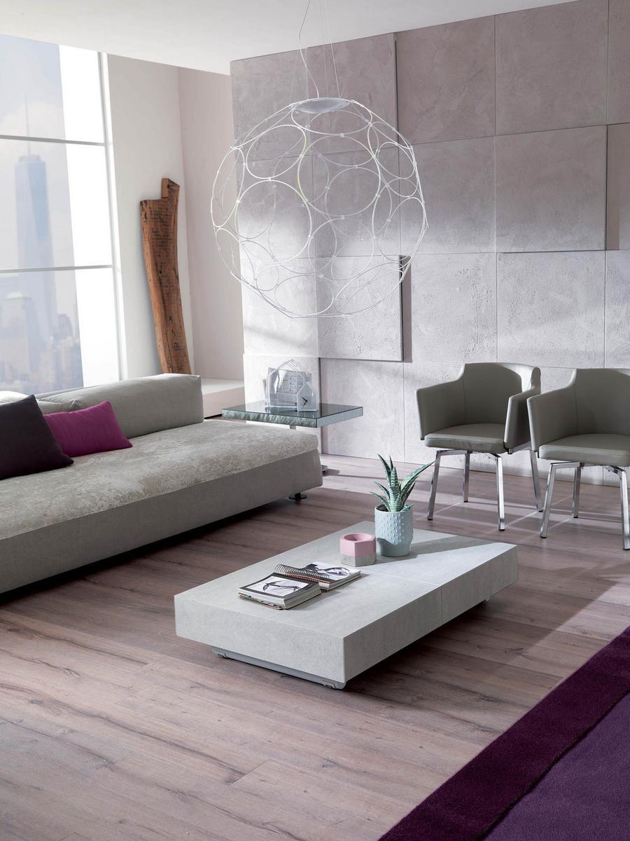 BOX Height-adjustable extending coffee table