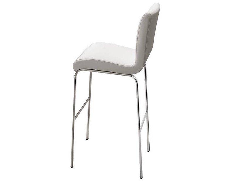 STONE High upholstered barstool
