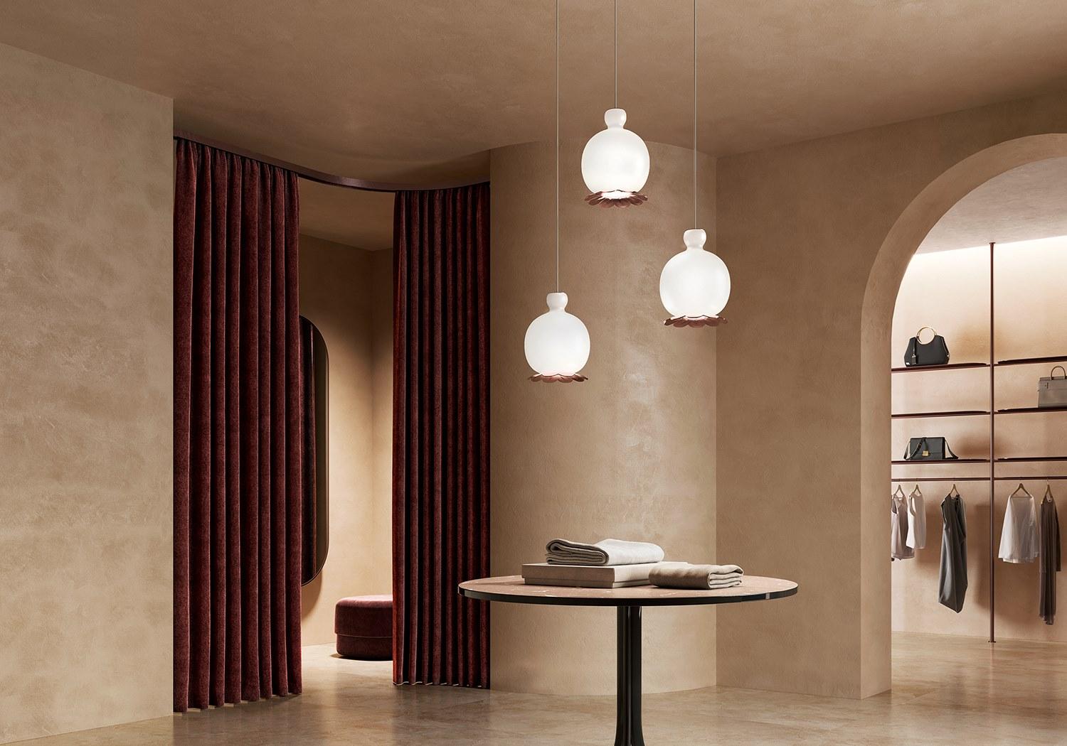 OPYO Opal glass pendant lamp