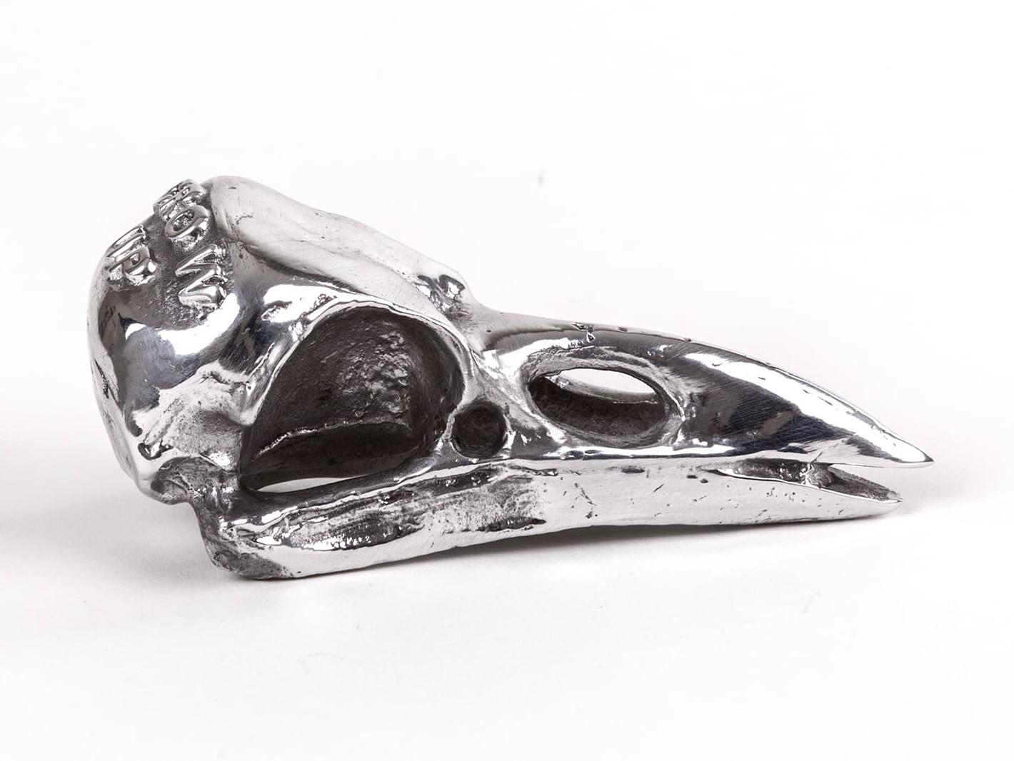 BIRD SKULL Aluminium decorative object