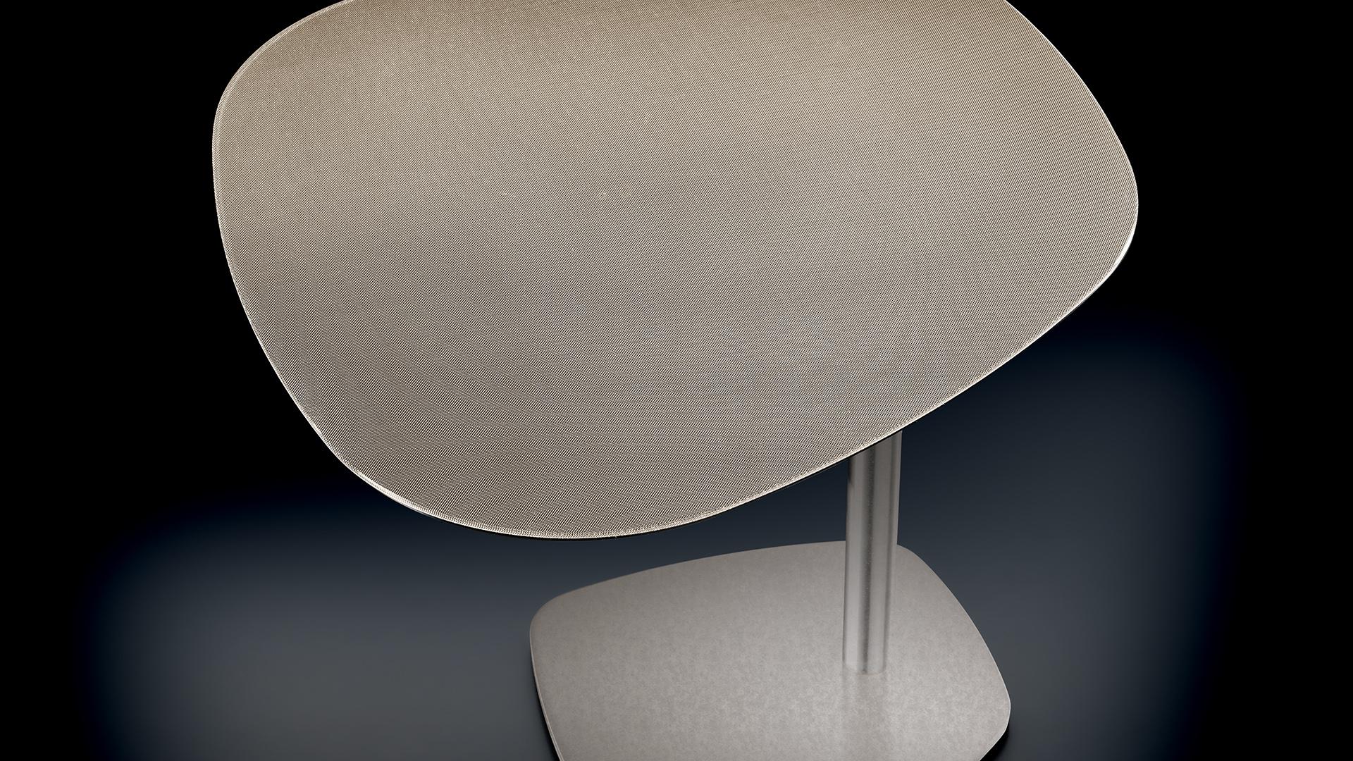 SEVENTY Round glass coffee table for living room