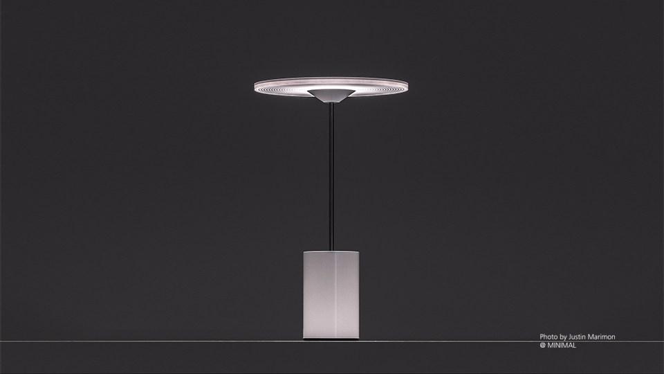 SISIFO Direct light extruded aluminium table lamp