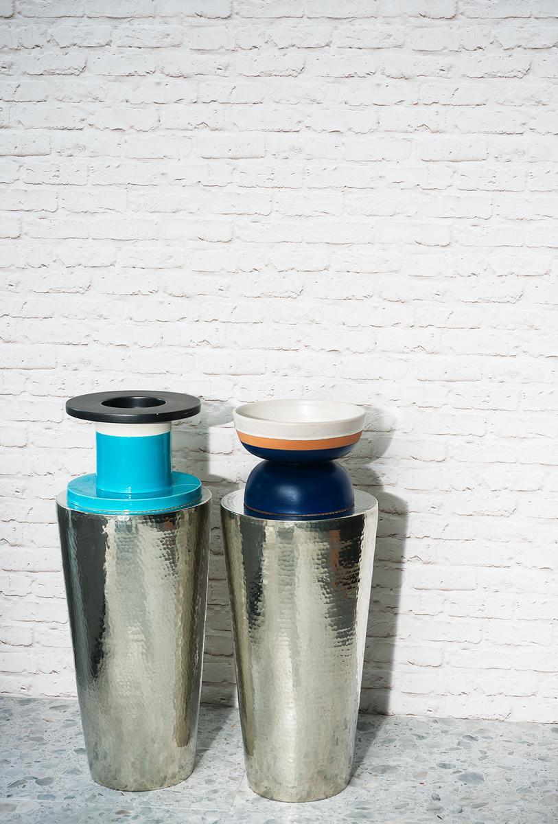 CAIRO Round metal coffee table