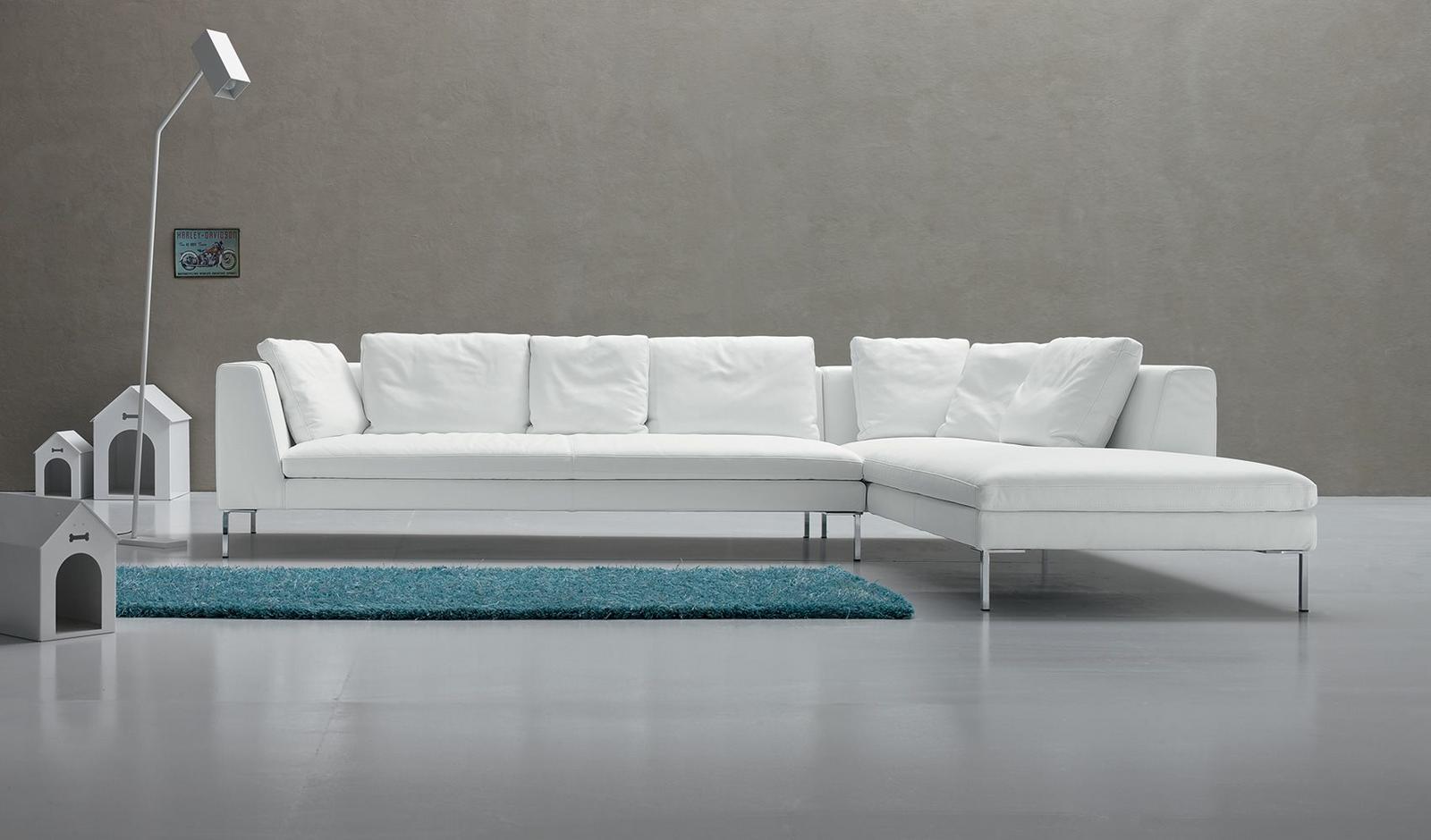 LUNA Sectional velvet sofa