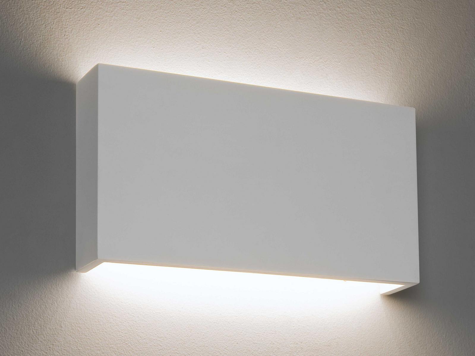 RIO LED plaster wall light with dimmer