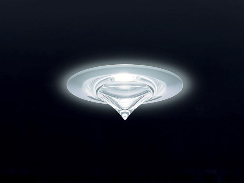 DROP I LED recessed glass spotlight for false ceiling
