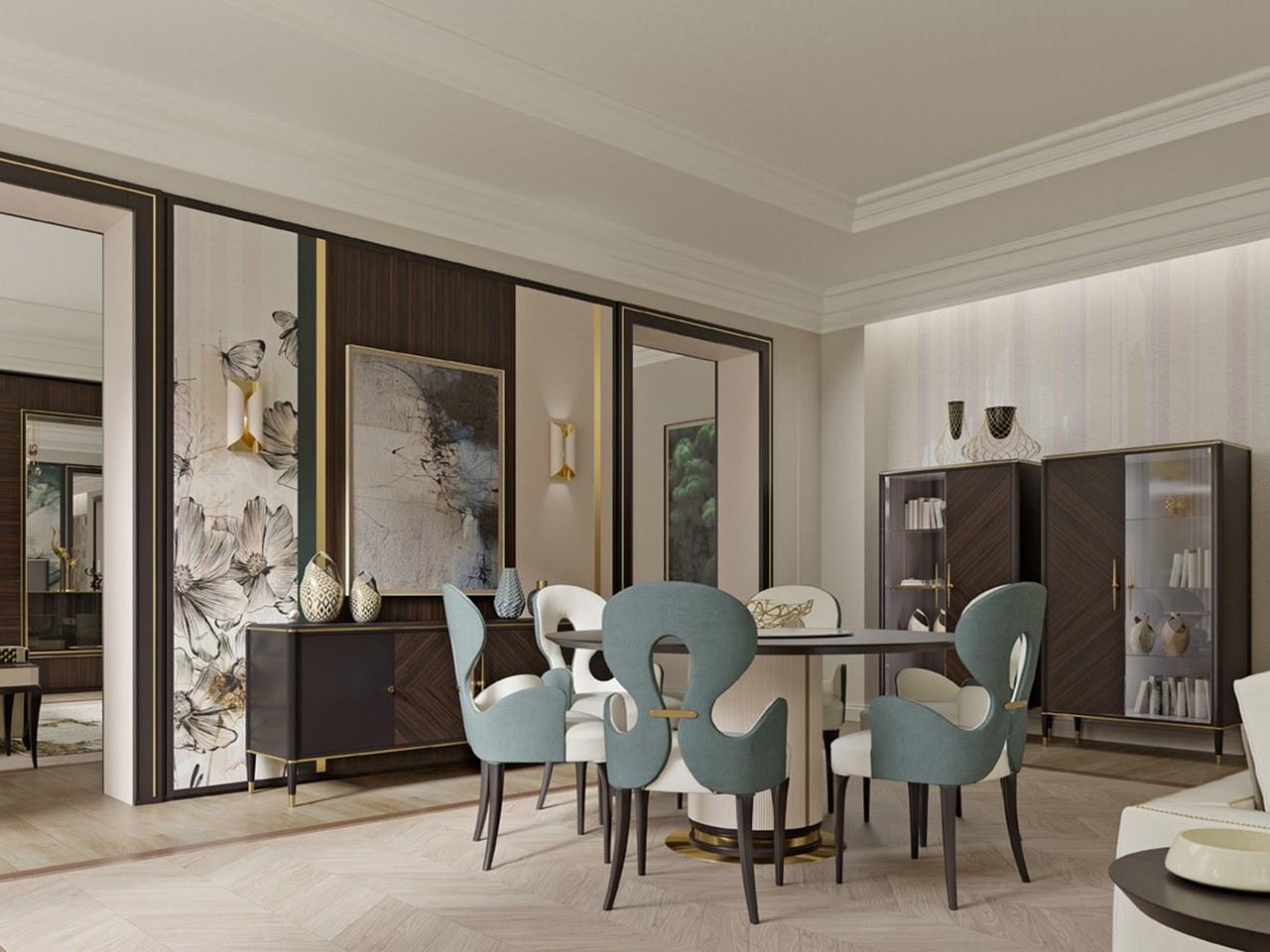 PR.436 Upholstered fabric chair