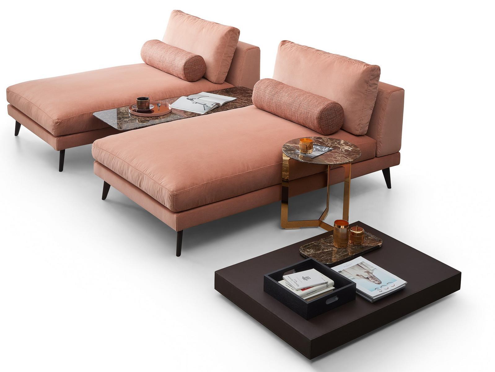 NELSON Fabric day bed with removable cover