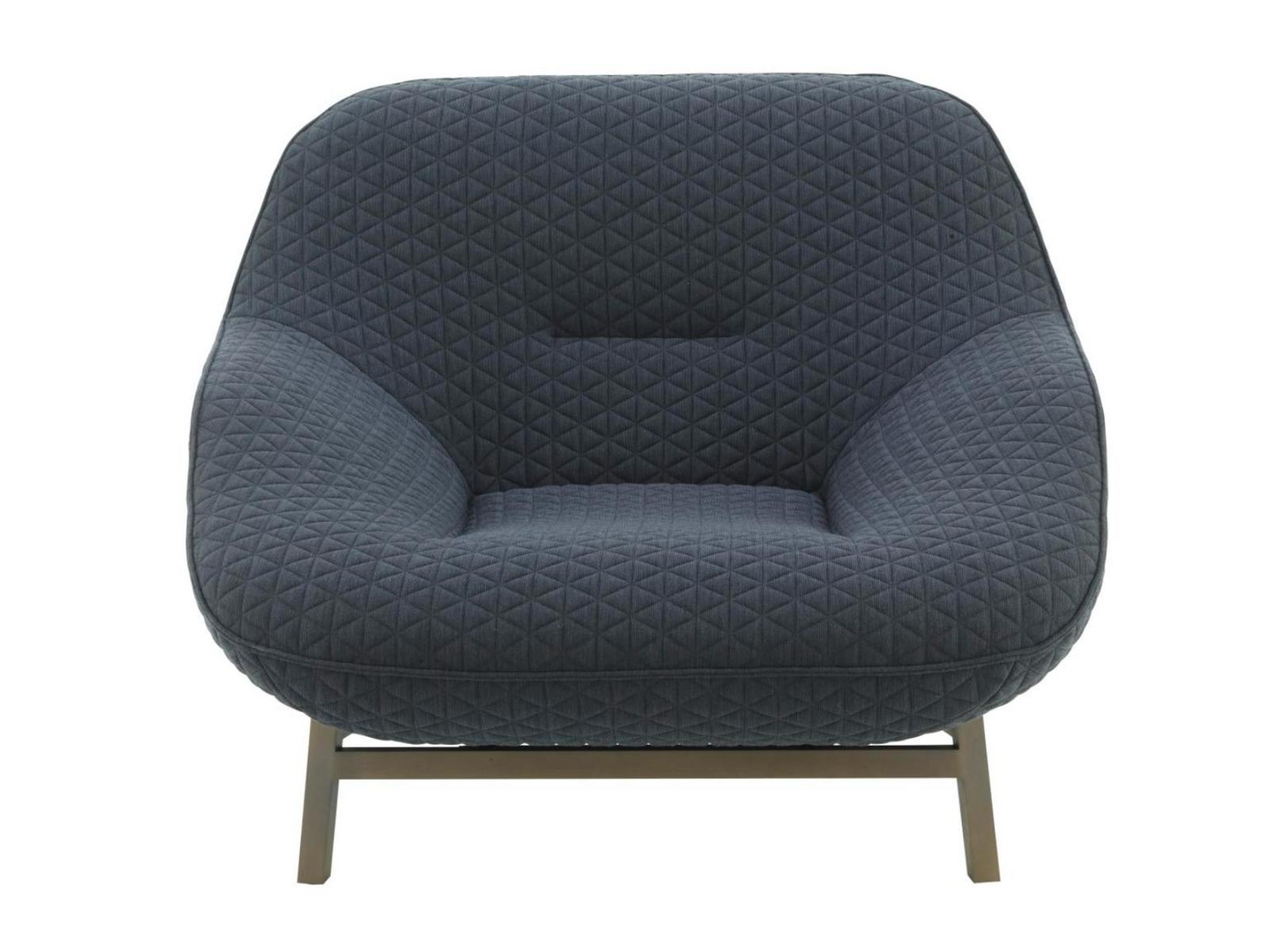 COSSE Fabric armchair with armrests