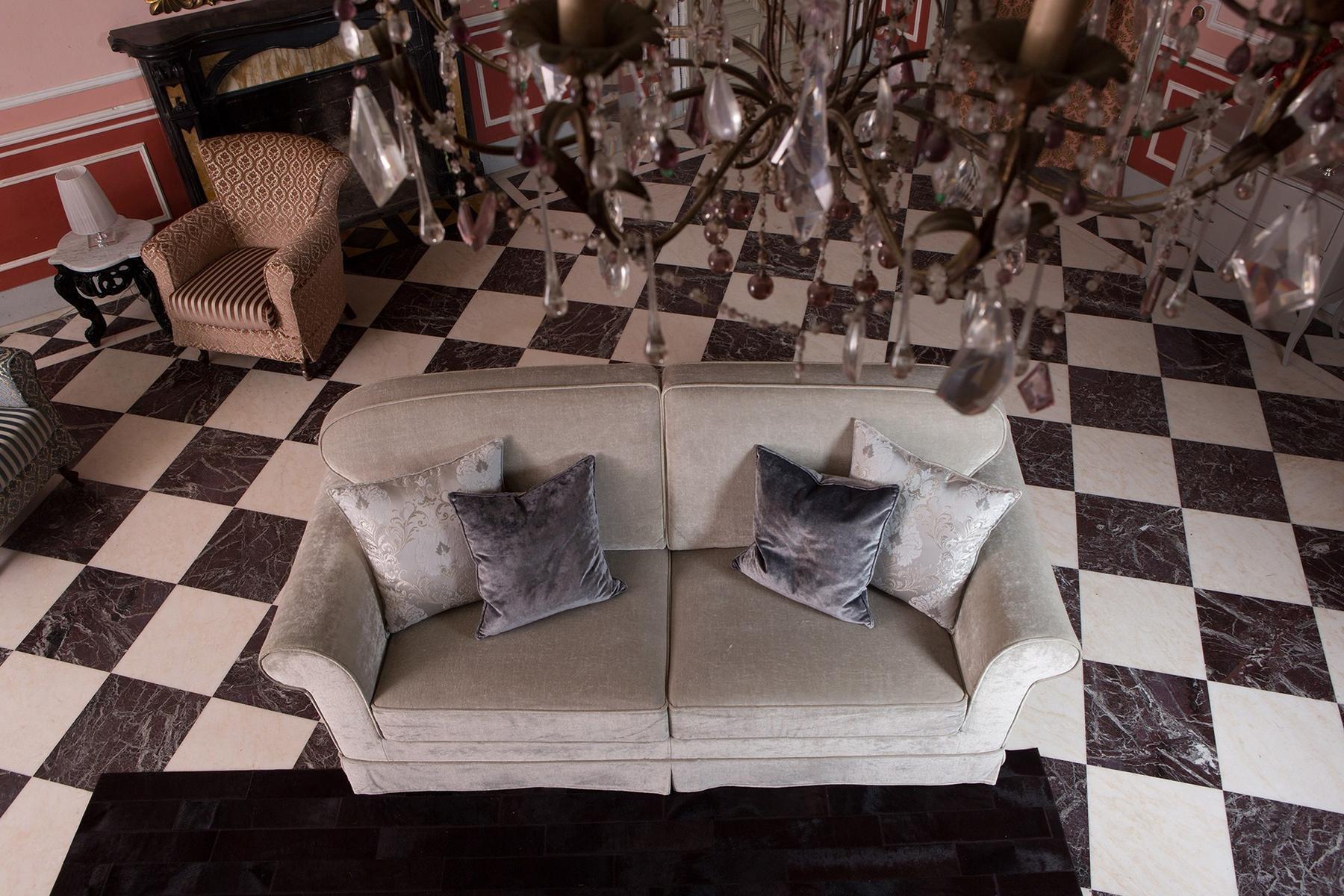 FLORIAN 3 seater fabric sofa