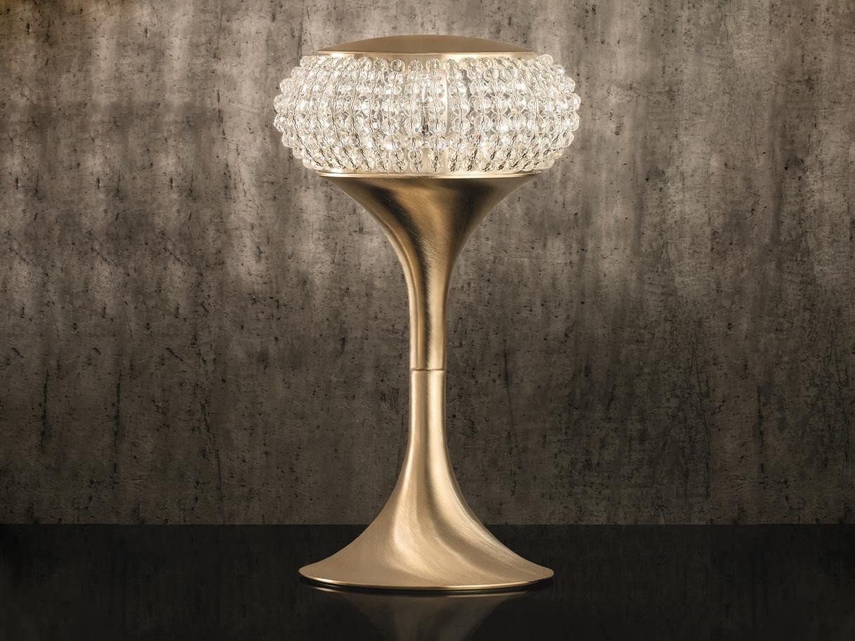 CRISTALIS TL1P Metal table lamp with Swarovski® crystals