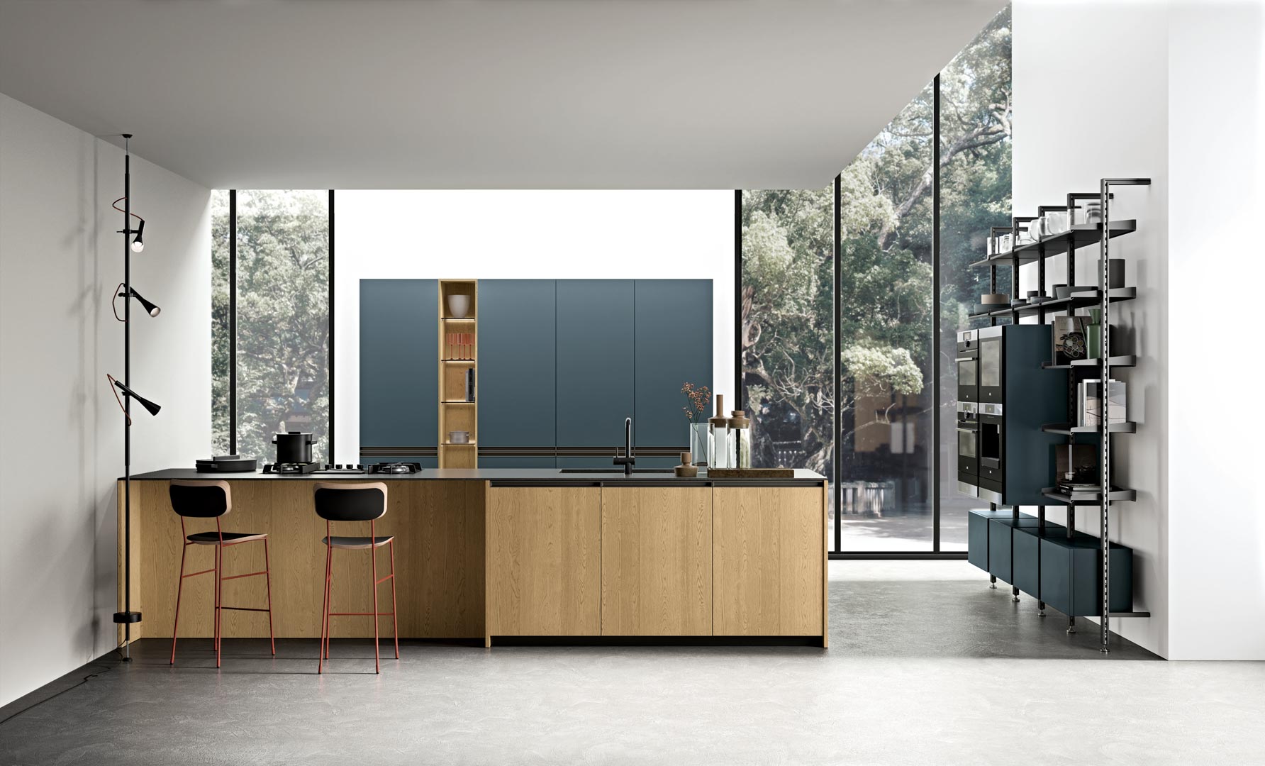 IMMAGINA WOOD Melamine kitchen