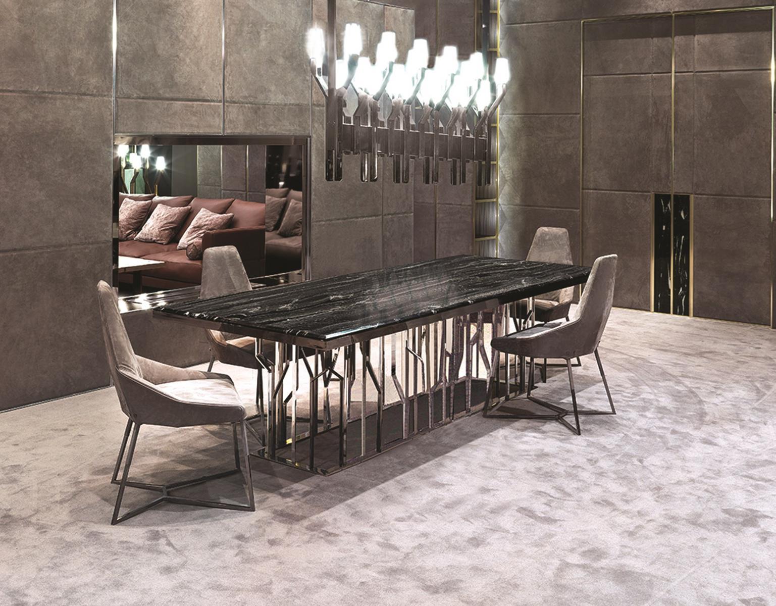 GINZA Rectangular metal table