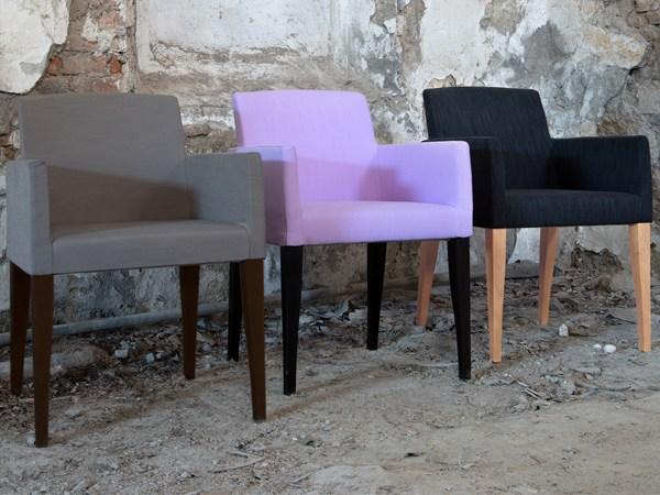 BIBIANA Upholstered fabric easy chair