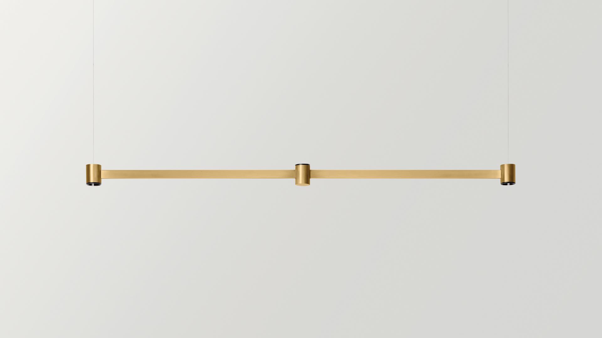 ART SURFACE DIRECT & INDIRECT LED direct-indirect light brass pendant lamp