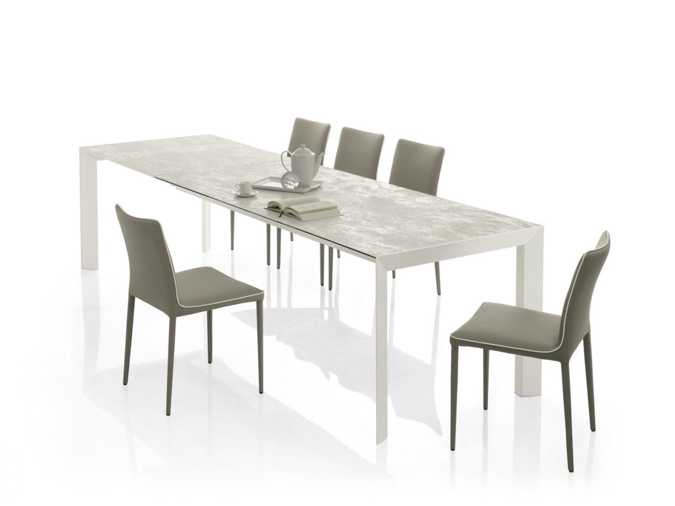 GENIO Rectangular tempered glass table