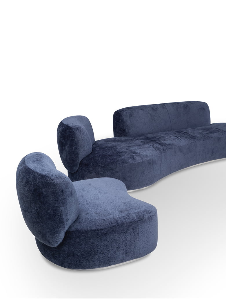 I SASSI Organically shaped modular I Sassi Collection encourages conversation, offers comfort, and provides versatile arrangement options for personalized spaces.