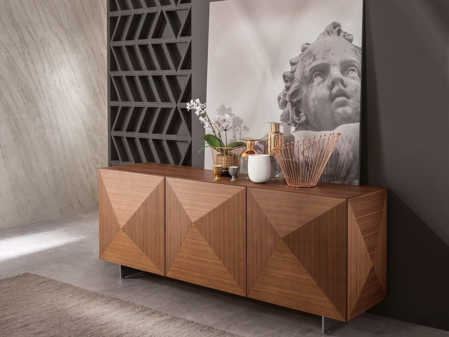 C-WOOD Wooden sideboard with doors