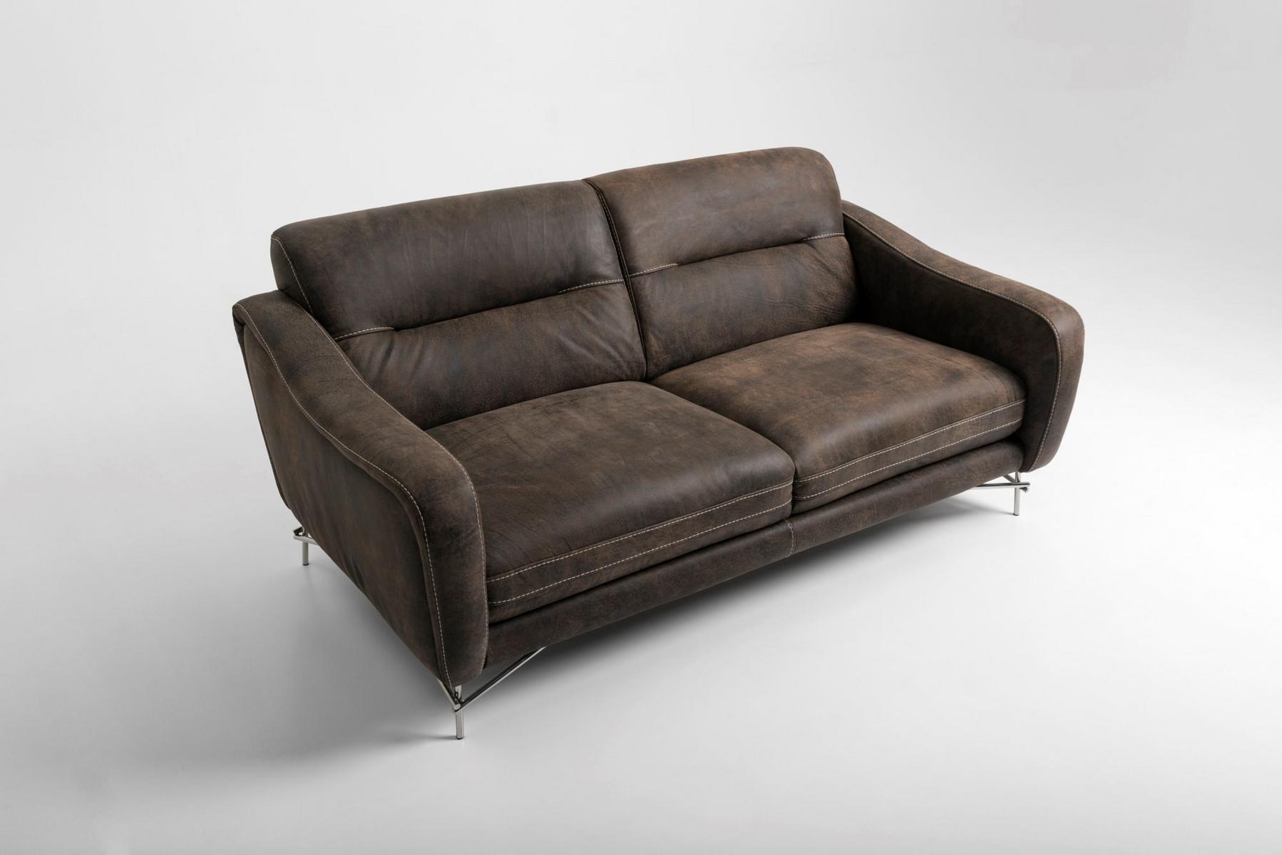 FONZIE 2 seater leather sofa