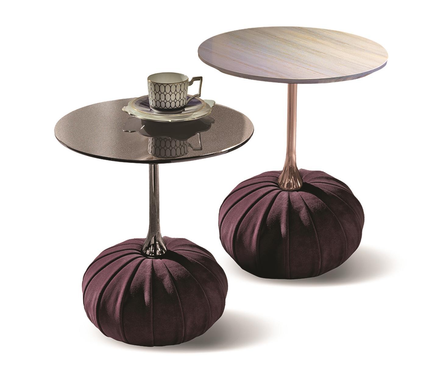 BAG Round stone coffee table