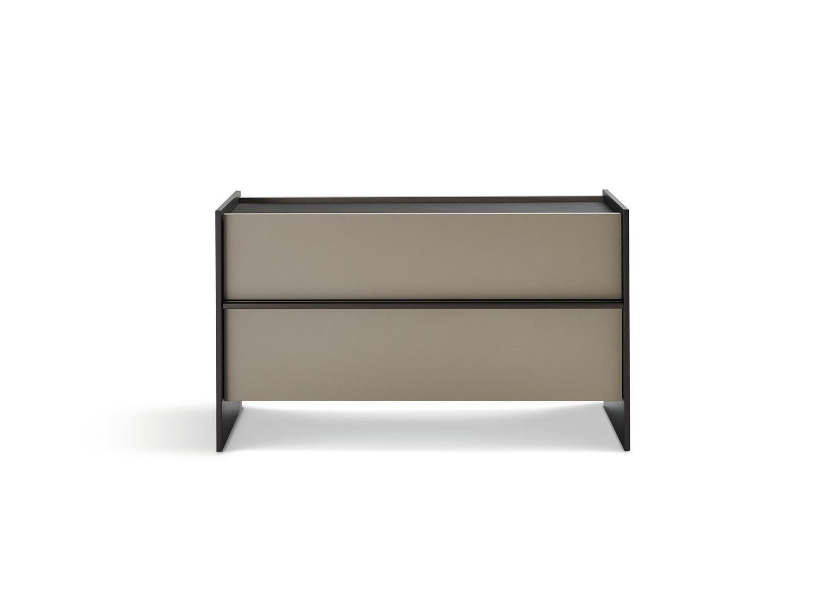 CASPER Rectangular bedside table with drawers