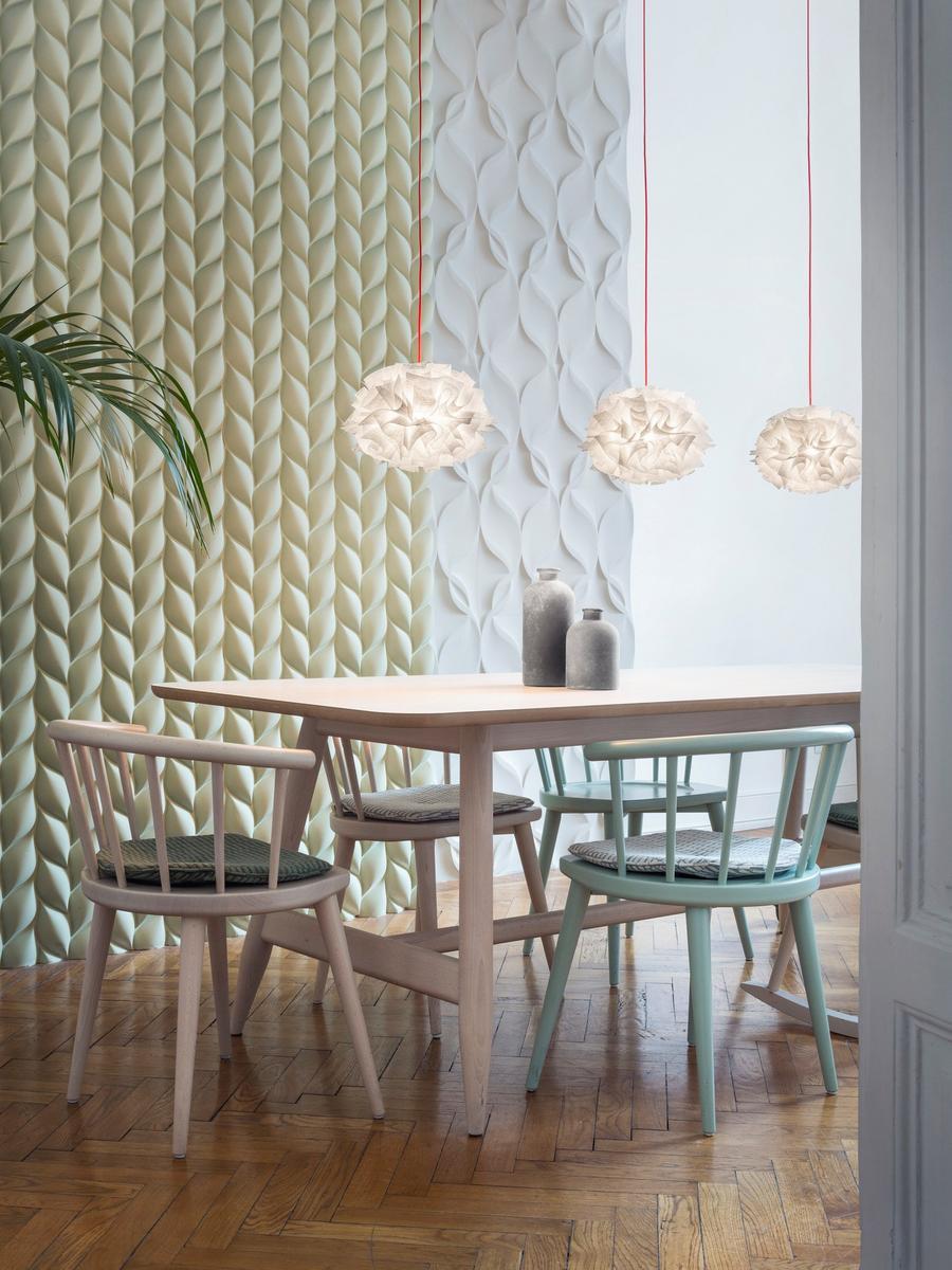 VELI MINI SINGLE COUTURE LED Opalflex® pendant lamp