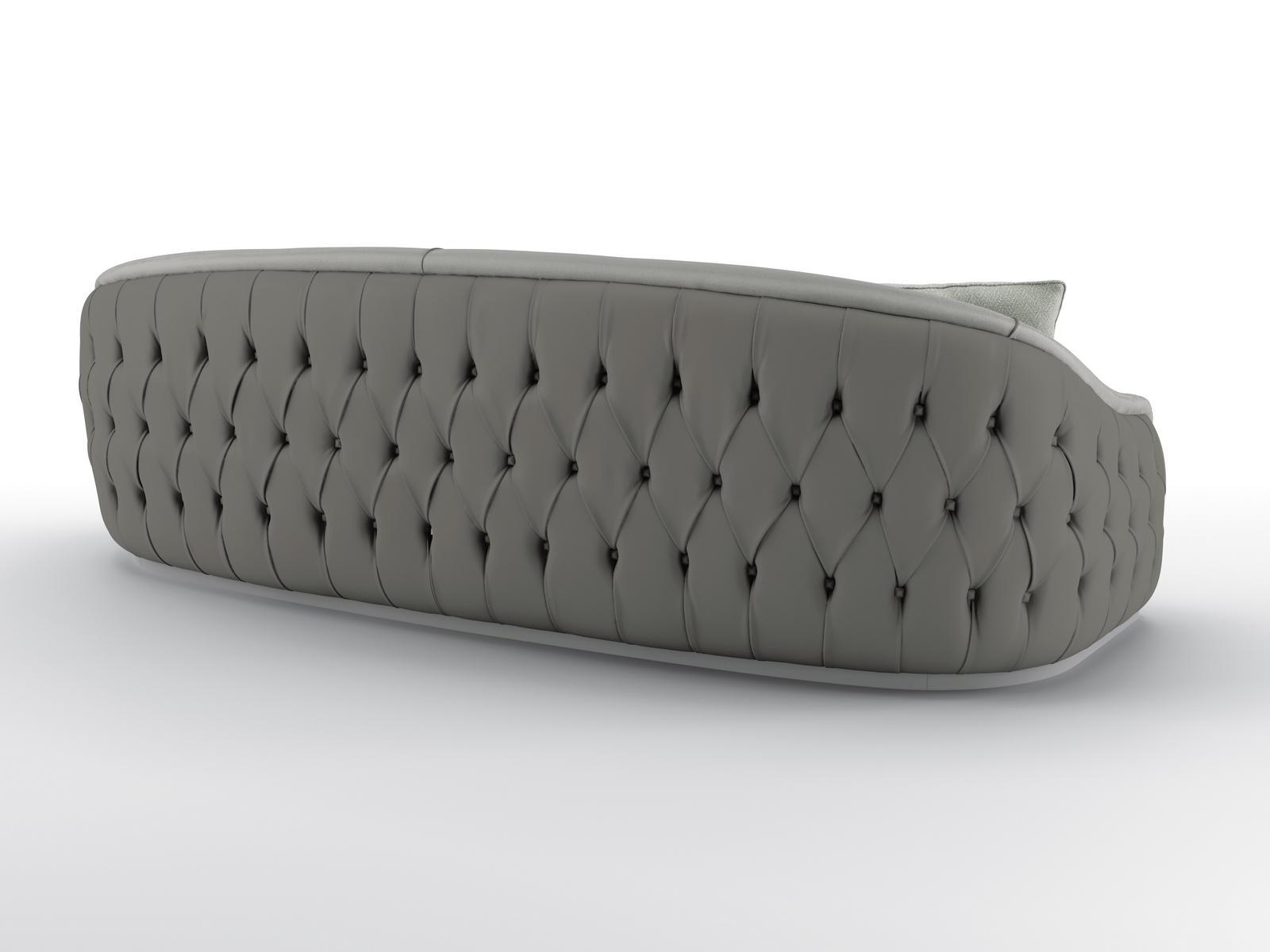 EMPERADOR 4 seater velvet sofa