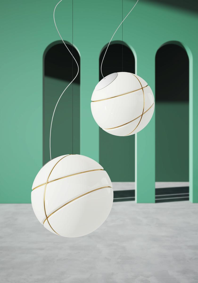 ARMILLA Blown glass pendant lamp
